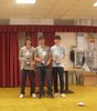 i primi 3 classificati della cat. U16